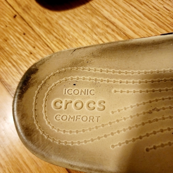 Crocs Classic Animal Slide Remix Women's Size 10 Leopard Cheetah Print Sandals - Picture 10 of 12